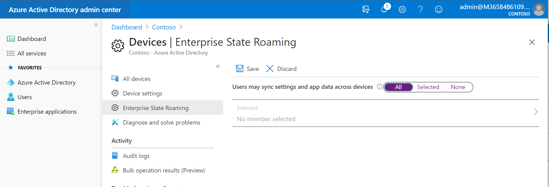 Enterprise State Roaming - Enable for All